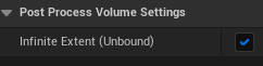 Infinite Extent Unbound option